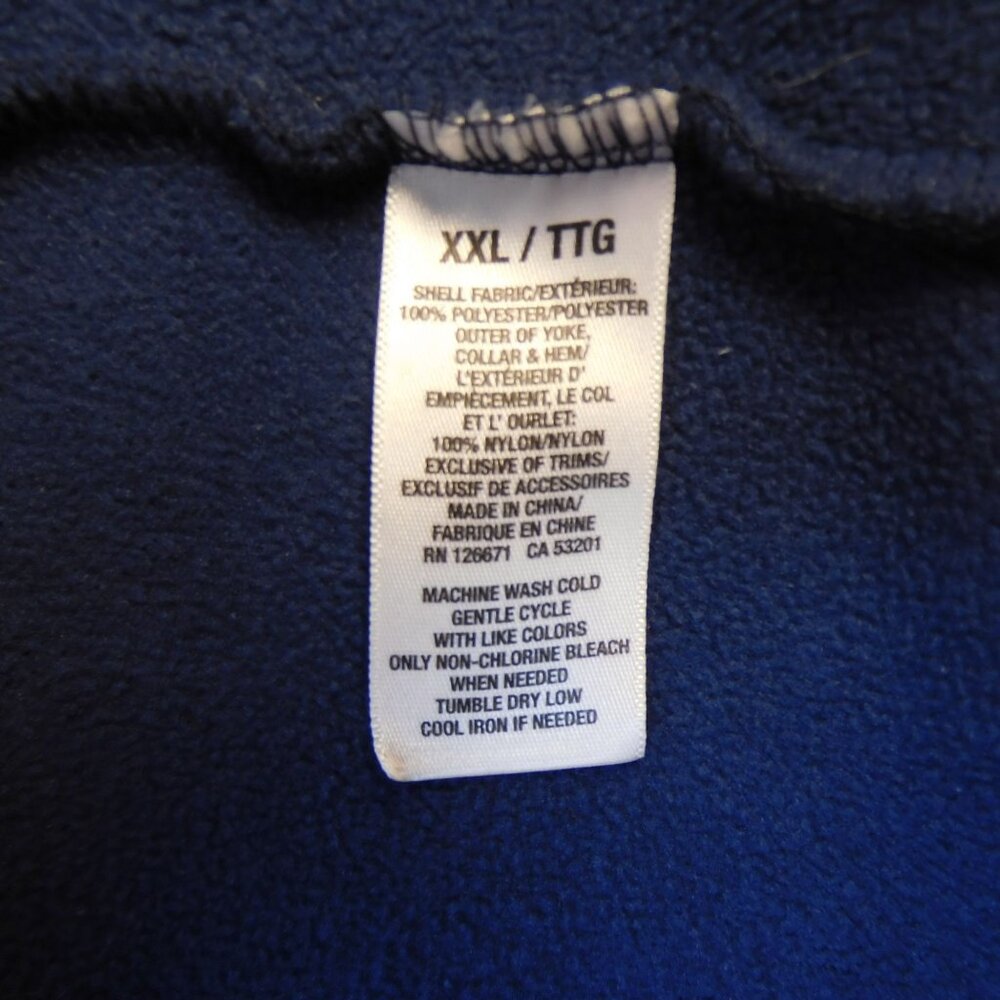 Aeropostale Mens Blue Polyester Full Zip Long Sleeve A87 Fleece Jacket Sz XXL - Picture 8 of 8